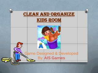 Clean And Organize Kids Room Game