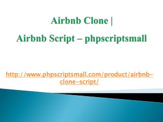 Airbnb Clone | Airbnb Script - phpscriptsmall