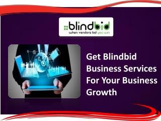 Sell your business online on blindbid