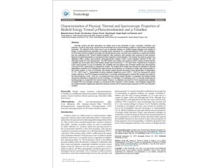 Characterization of Physical, Thermal and Spectroscopic Properties of Biofield Energy Treated p-Phenylenediamine and p-T