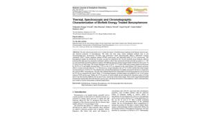 Thermal, Spectroscopic and Chromatographic Characterization of Biofield Energy Treated Benzophenone