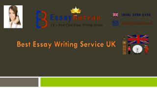 Best Essay Writing Service Uk
