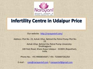 Infertility Centre in Udaipur Price