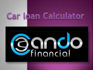 Car loan Calculator