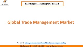 Global Trade Management Market Size