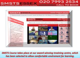 SMSTS Centre Southend, UK