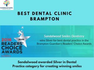 Sandalwood Smiles Dentistry is Best Dental Clinic in Brampton