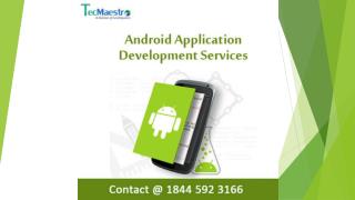 Android Application Development Services - Best IT Company in India