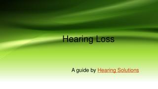 Hearing loss