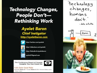 Technology Changes, People Don't: Rethinking Work