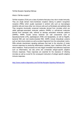 Toll-like Receptor Signaling Pathway