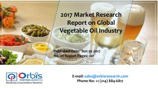 2017-2022 Vegetable Oil Industry