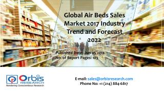 2017 Worldwide report On Air Beds Sales Market Forecast 2022
