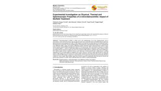 Experimental Investigation on Physical, Thermal and Spectroscopic Properties of 2-Chlorobenzonitrile: Impact of Biofield