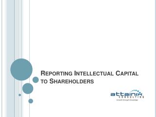 Reporting Intellectual Capital to Shareholders