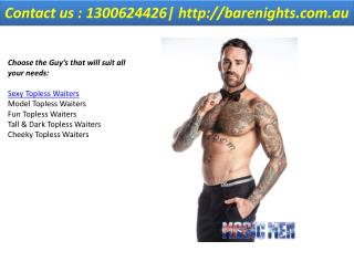 Cheeky Topless Barmen Melbourne
