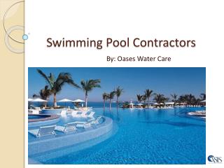 Swimming Pool Contractors
