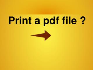 How can i print a pdf