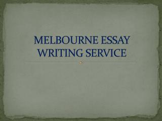 Essay writing help Melbourne