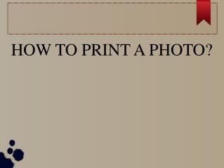 Print Photo
