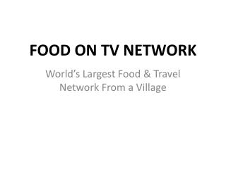 FOOD ON Network