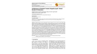 Antibiogram of Biofield-Treated Shigella boydii: Global Burden of Infections