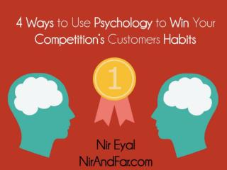 4 Ways to Win Your Competitor's Customer Habits