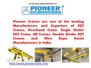 EOT Cranes Manufacturers