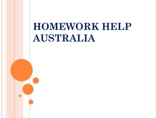 Homework help Australia