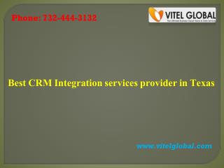Best CRM Integration services provider in Texas