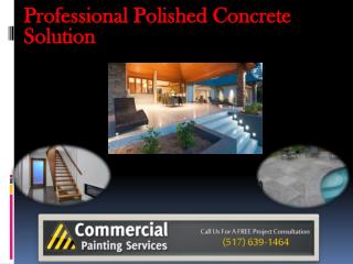 Professional Polished Concrete Solution