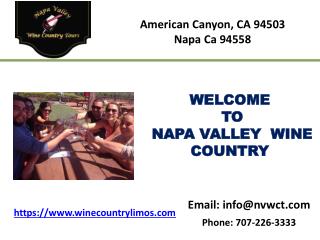 Napa valley california tours