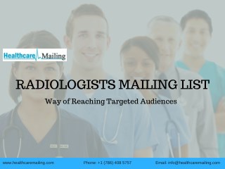 Radiologists Mailing List