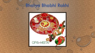 Buy Online Bhaiya Bhabhi Rakhi From Giftsbymeeta