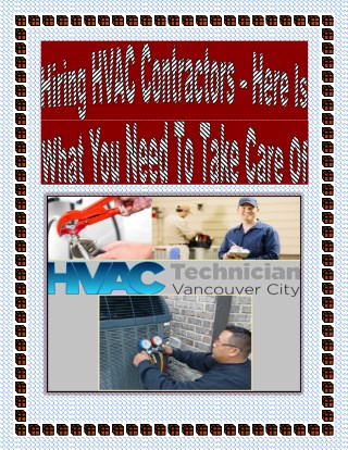 Hiring HVAC Contractors – Here Is What You Need To Take Care Of