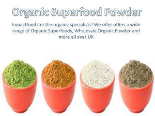 Organic Superfoods Powder in uk