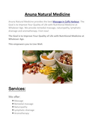 Anuna Natural Medicine