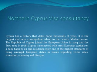 Northern Cyprus Visa consultancy in india