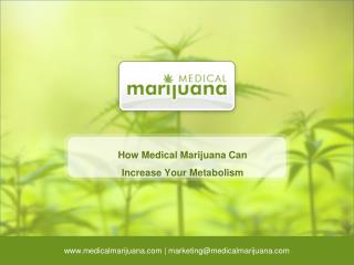 How Medical Marijuana Can Increase Your Metabolism