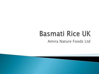 Basmati Rice UK