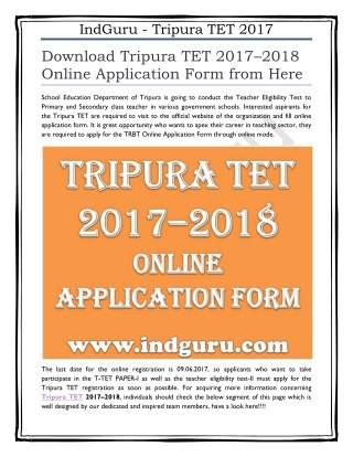 Tripura TET