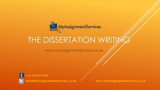 Dissertation Help and Assignment Writing Services UK