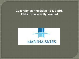 2 BHK Apartment / Flat for sale in Cybercity Marina Skies Hi-Tech City,Hyderabad