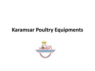 Poultry Equipments Manufacturers