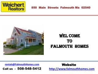 North falmouth real estate