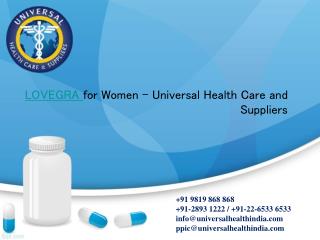 LOVEGRA for Women – Universal Health Care and Suppliers