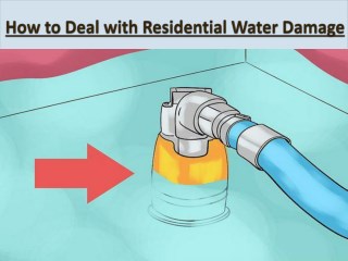 How to deal with Residential Water Damage?