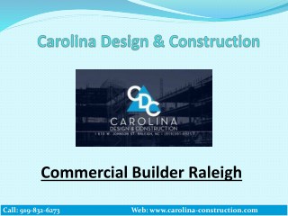 Commercial Builder Raleigh NC