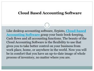 Cloud Accounting Software