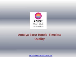 Antalya 5 Star Hotel